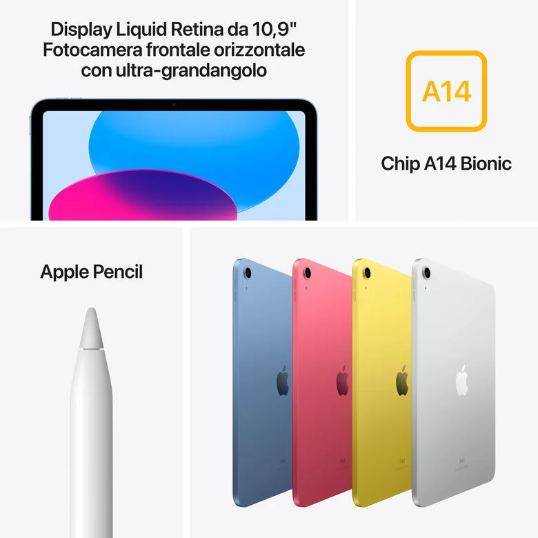 Apple iPad 10.9-pollici Wi-Fi 256GB - Rosa