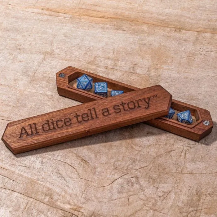 Scatola in Legno Porta Dadi - Sapelli All Dice Box