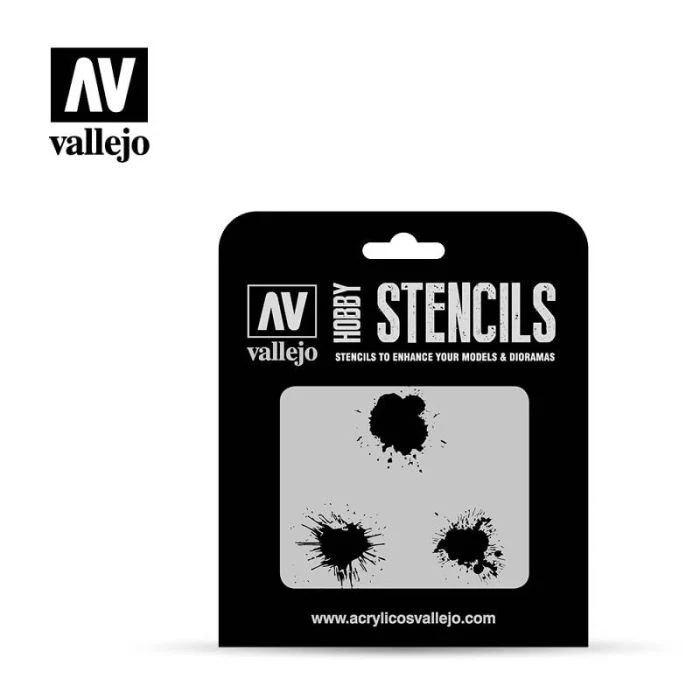 Vallejo Stencils – Paint Stains