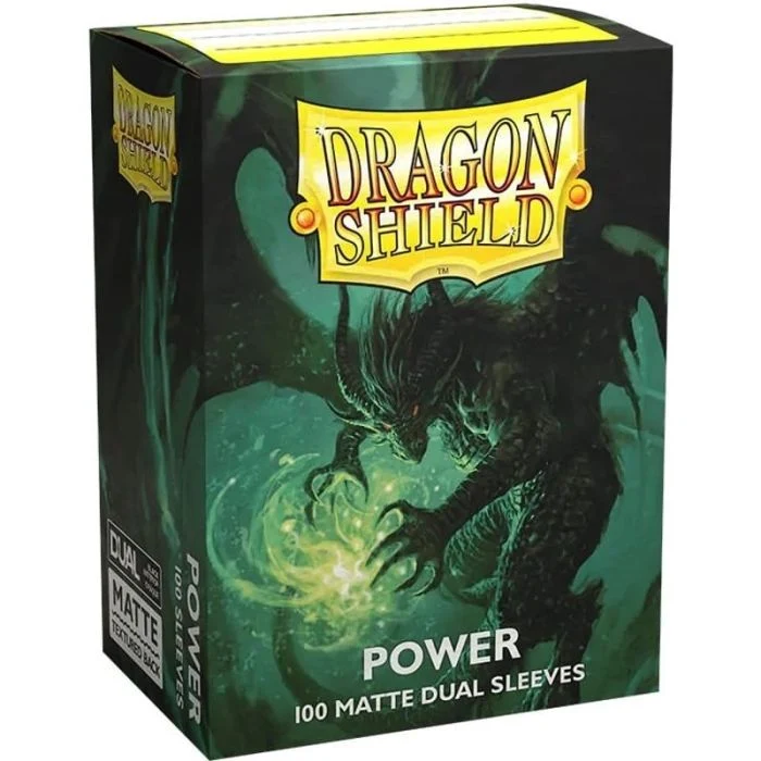 100 Bustine Standard Dragon Shield Matte Dual Sleeves - POWER