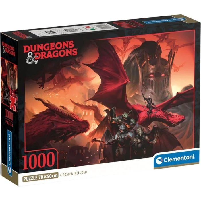 Puzzle Dungeons & Dragons - Cavaliere e Drago - 1000 Pezzi
