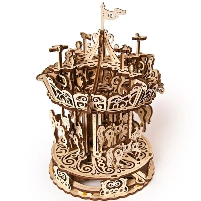 Giostra - Carousel - Modello Classico in Legno UGEARS