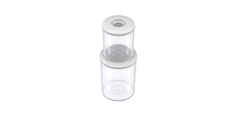Magic Vac ACO1182 recipiente per cibo Rotondo Set 5,25 L Trasparente 3 pz