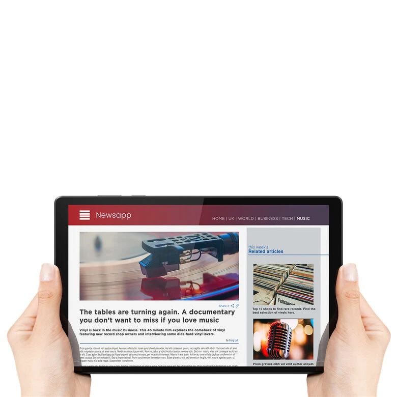 Lenovo Tab M10 2nd Gen 4G LTE 64 GB 25,6 cm (10.1") Mediatek 4 GB Wi-Fi 5 (802.11ac) Android 10 Grigio