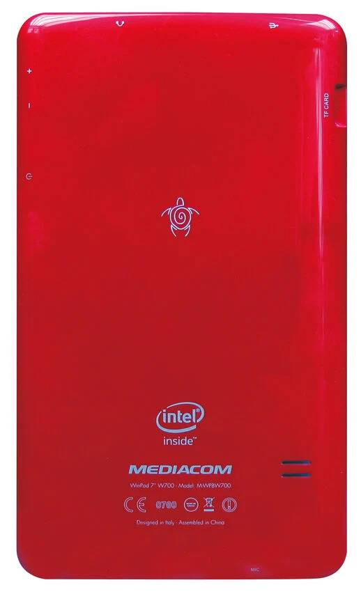 Mediacom WinPad W700 16 GB 17,8 cm (7") Intel Atom® 1 GB Windows 10 Home Rosso, Bianco