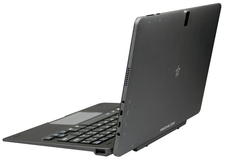 Mediacom WinPad 10.1 U10 Ibrido (2 in 1) 25,6 cm (10.1") Touch screen HD Intel Atom® 2 GB DDR3L-RS-SDRAM 32 GB Flash Windows 10 Home Nero