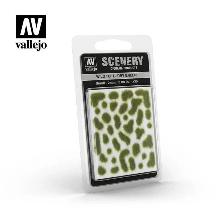 Vallejo - Scenery Wild Tuft – Dry Green Small