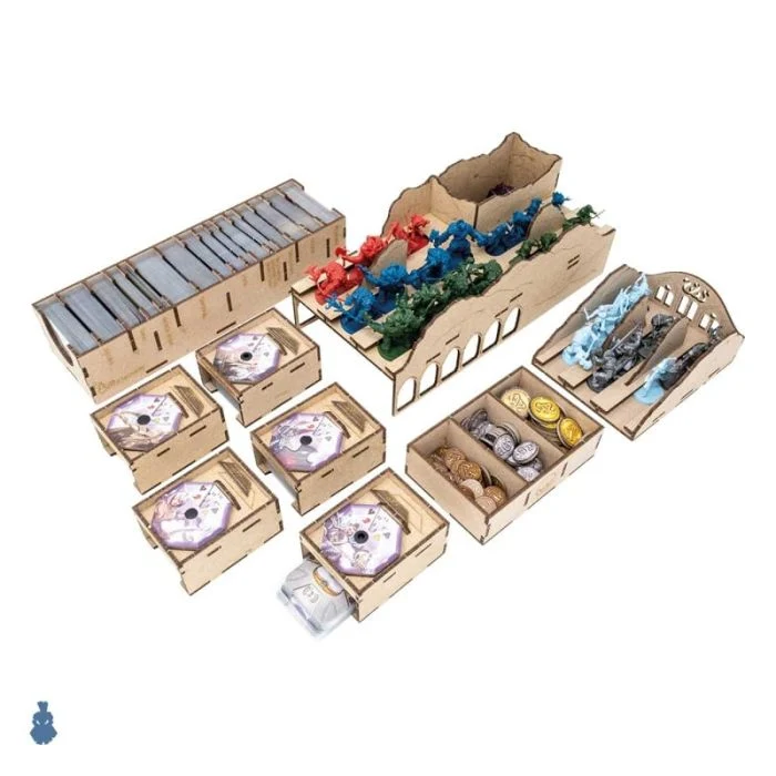 Sword & Sorcery - Organizer in Legno Modulare per Gioco Base ed Espansioni