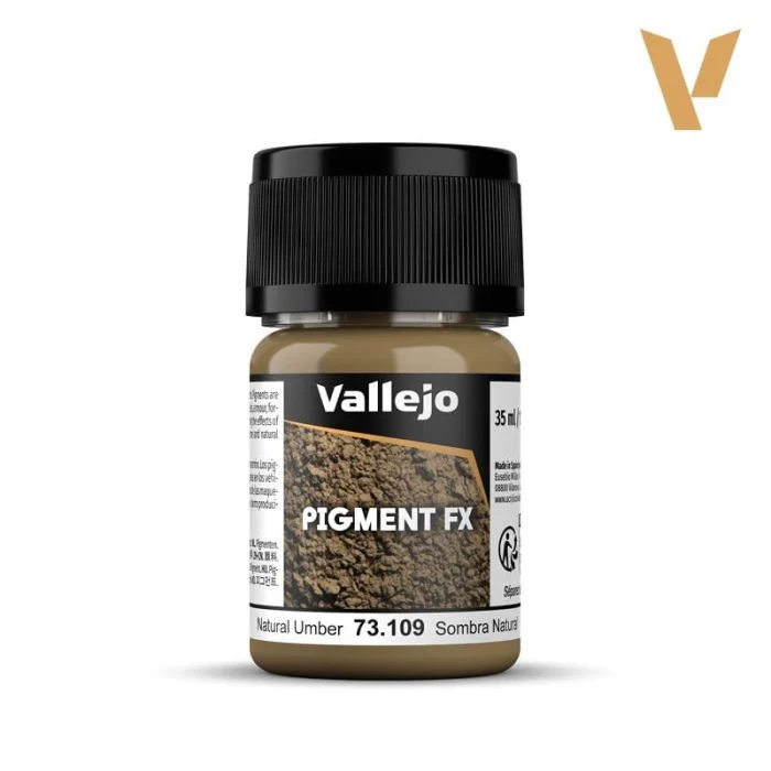 Vallejo Pigments Color Natural Umber 35 ml