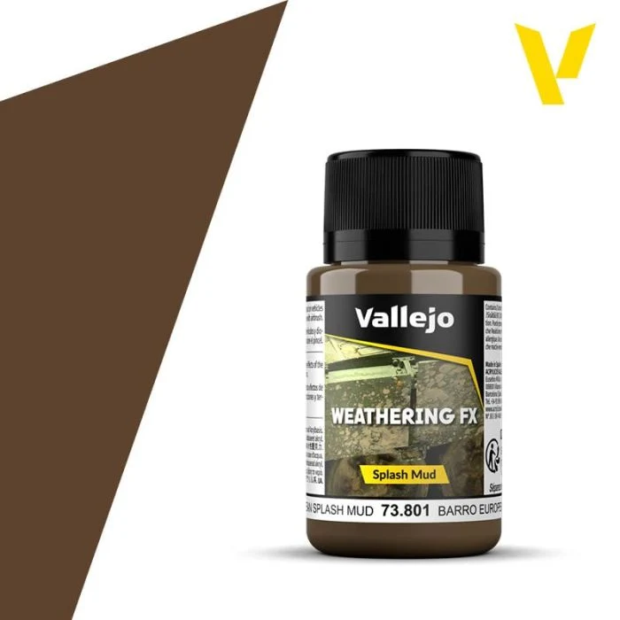 Vallejo Weathering Effects European Splash Mud 40 ml