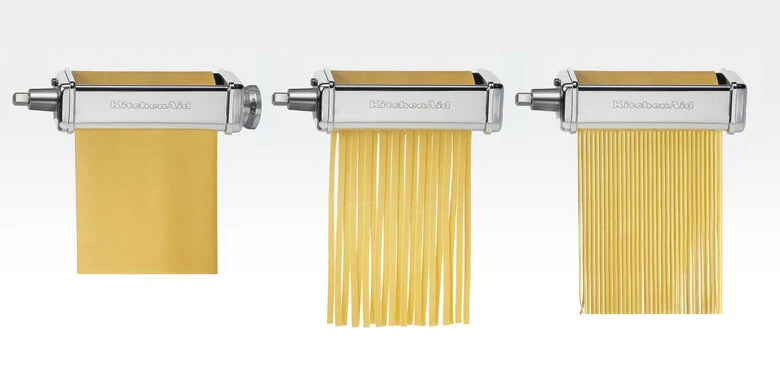 KitchenAid 5KSMPRA Tagliapasta e Sfogliatrice - Set di 3 Pezzi