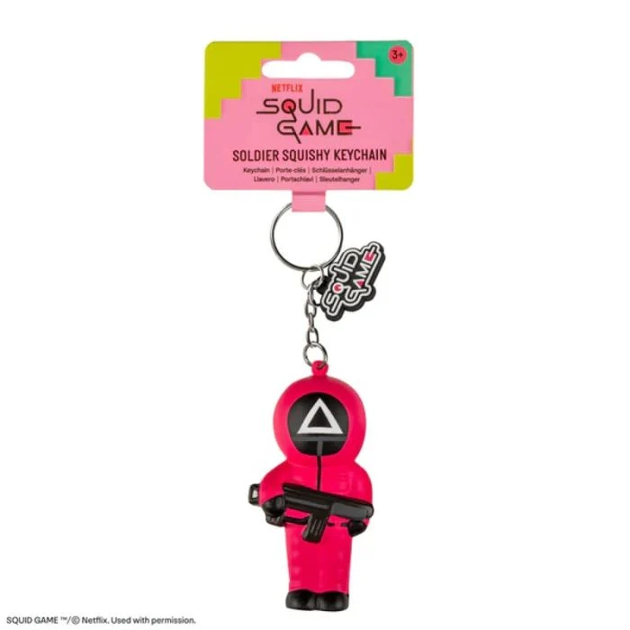 Squid Game - Portachiavi Squishy Soldato
