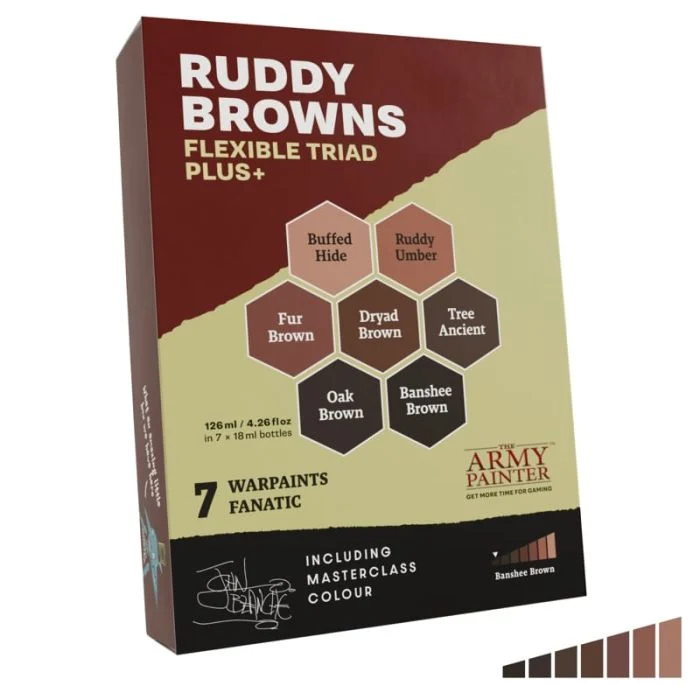 The Army Painter - Ruddy Browns Flexible Triad PLUS+
