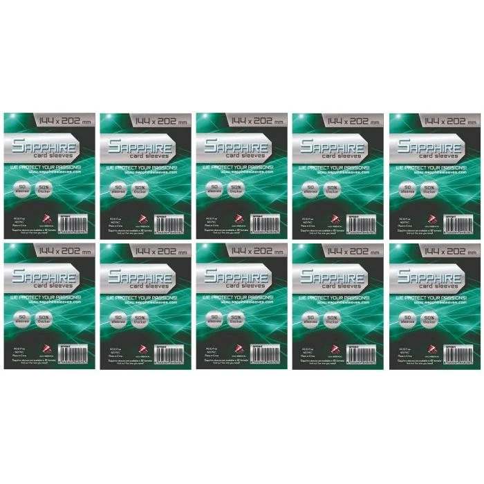 10x 50 Bustine Sapphire MINT 144x202 | Mythic Bundle