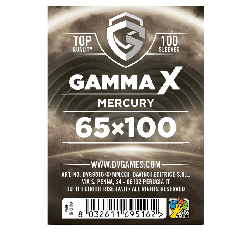 Bustine GAMMA X - Mercury (65x100)