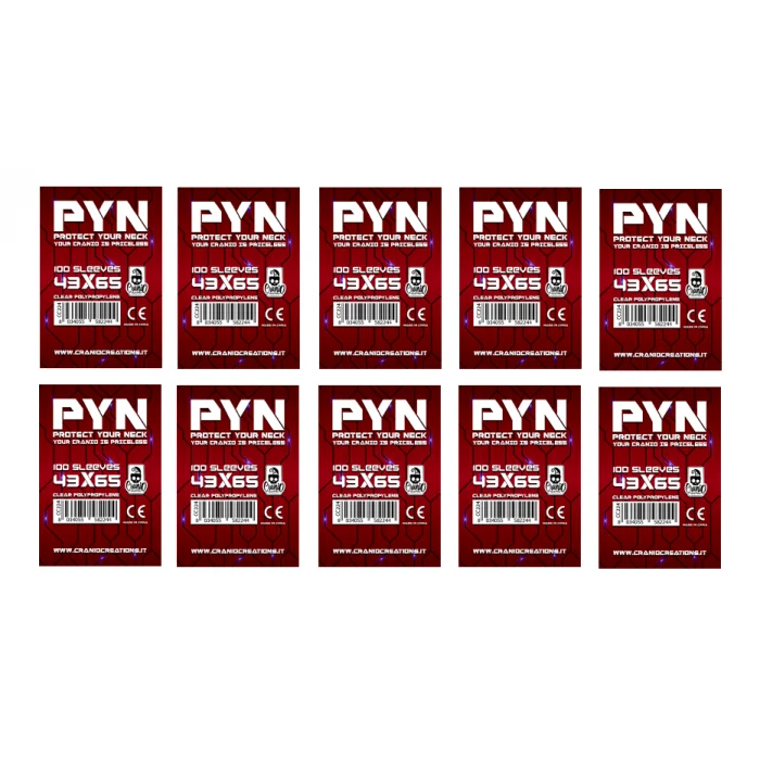 10x 100 Bustine PYN 43x65 | Mythic Bundle