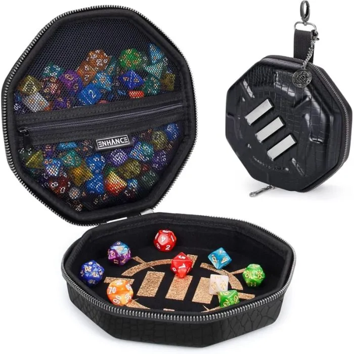 Custodia e Vassoio Portadadi Enhance Collector's Edition - Nero