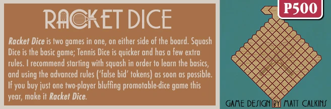 Racket Dice