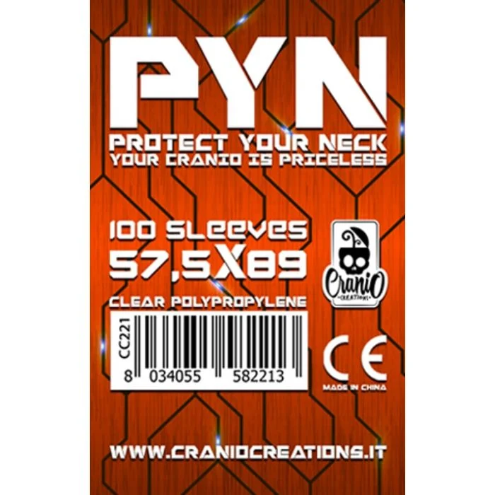100 Bustine Protettive PYN (57,5 x 89 mm)