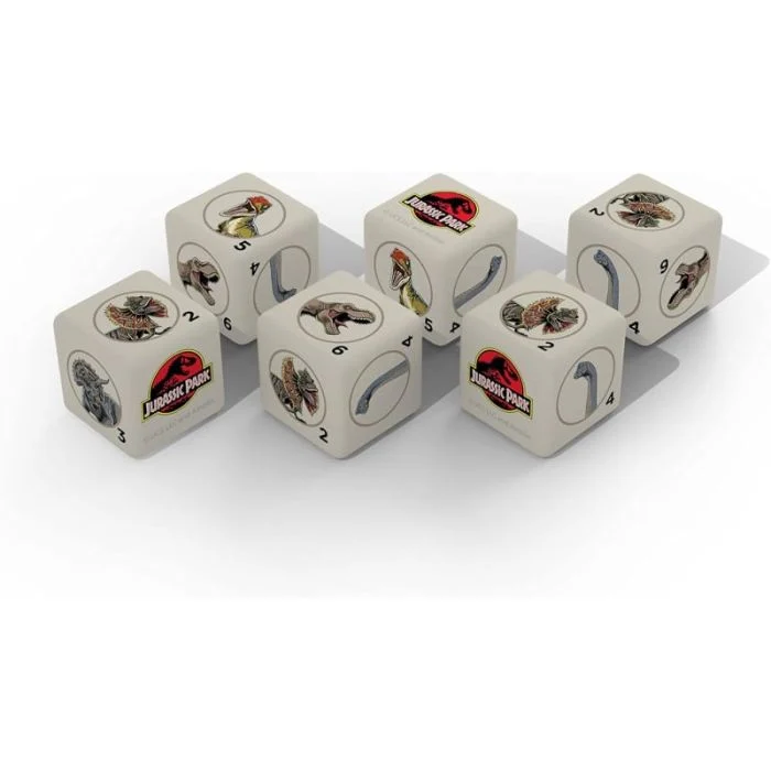 Jurassic Park Dice Set - Set di Dadi 6 D6