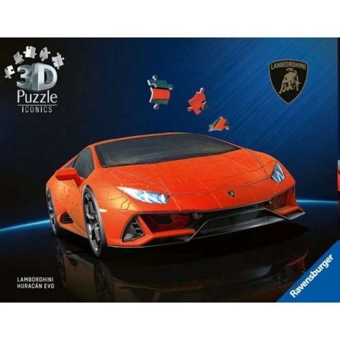 Puzzle 3D Lamborghini Huracán EVO Rossa - 158 Pezzi