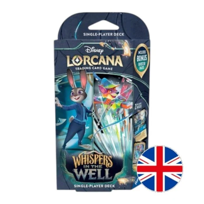 Lorcana - Whispers in the Well - Starter Deck - Steel-Sapphire - Edizione Inglese