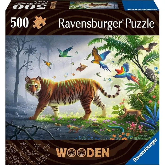 Puzzle di Legno Tigre - 500 Pezzi