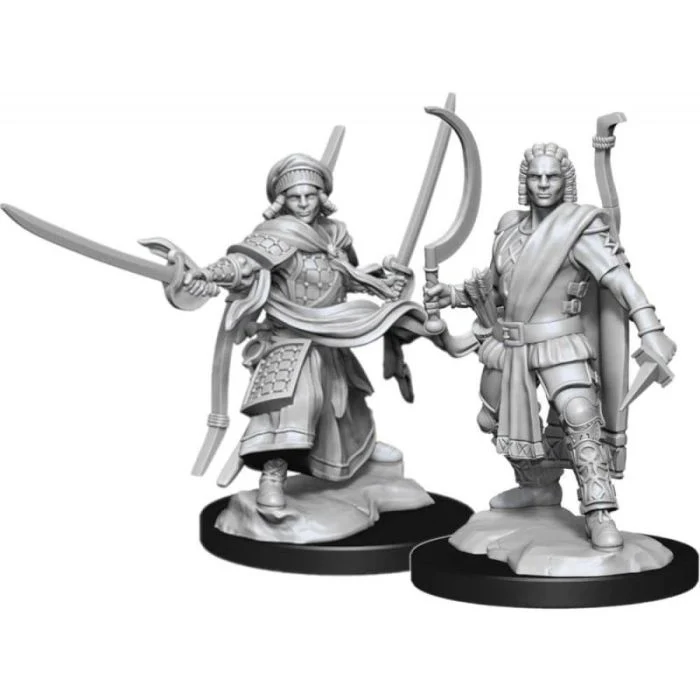 Ranger Umano Maschio - 2 Miniature D&D Nolzur's Marvelous W13