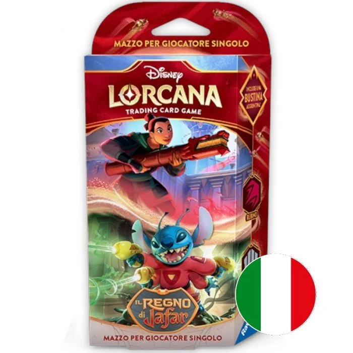 Lorcana - Il Regno di Jafar - Starter Deck - Rubino-Acciaio