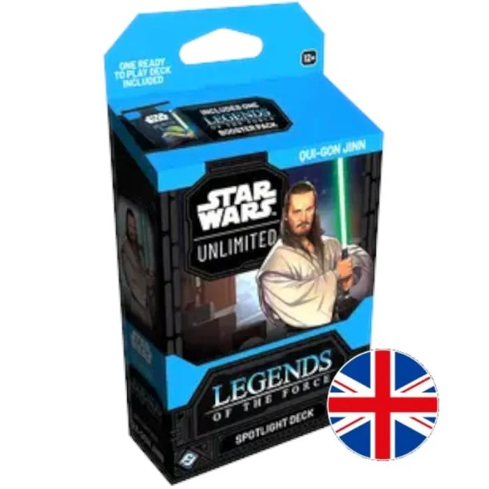 Star Wars Unlimited - Legends of the Force - Deck Qui-Gon Jinn - Ed. Inglese