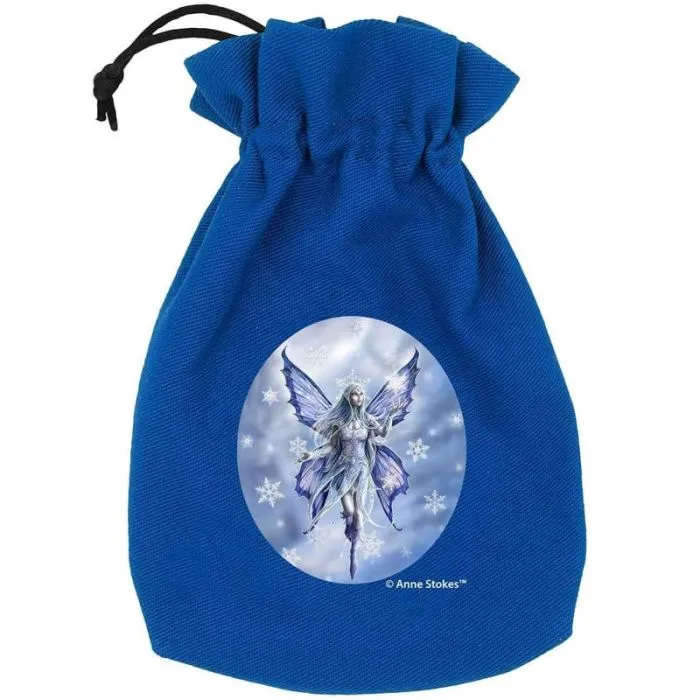Sacchetto per Dadi - Anne Stokes Dice Pouch - Snow Fairy