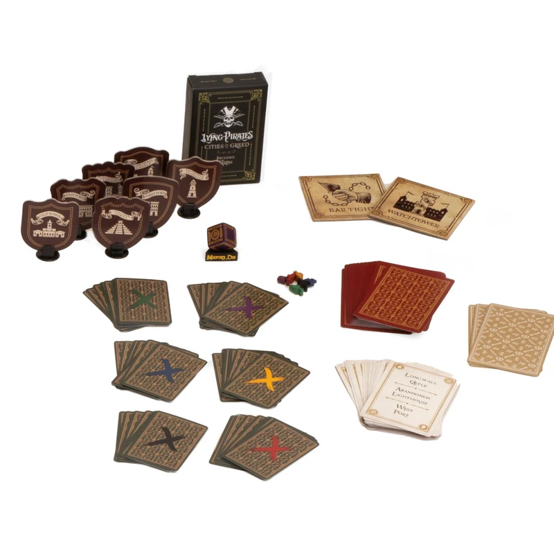 Lying Pirates - Deluxe Big Box - The Race for the Pirate Throne