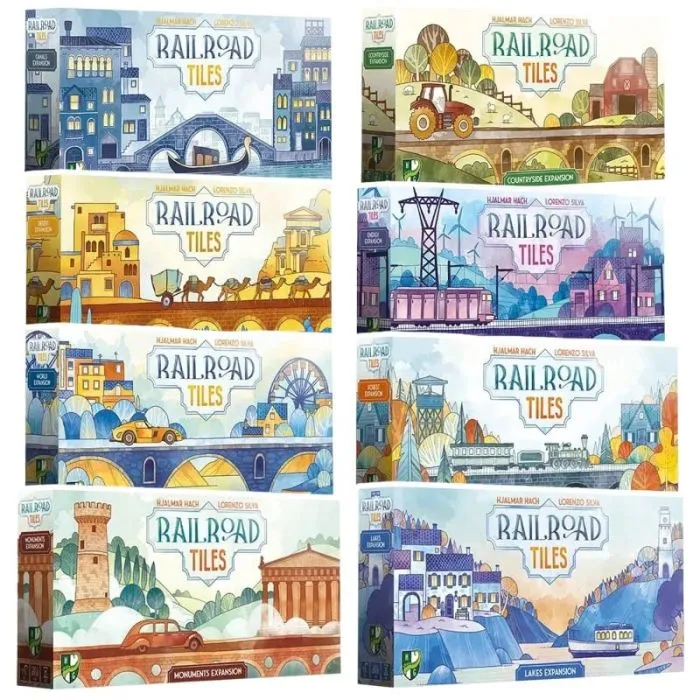 Railroad Tiles - Set di 8 Espansioni | Mythic Bundle