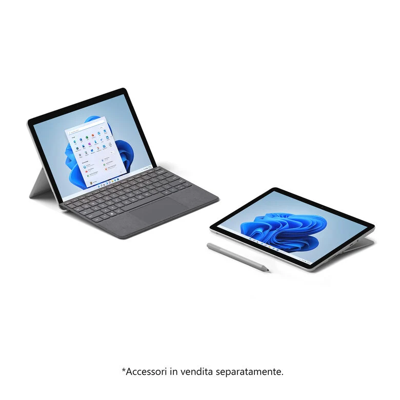 Microsoft Surface Go 3 – 10,5" Processore dual-core Intel® Pentium® Gold 6500Y 4GB/64GB Wi-Fi Platino