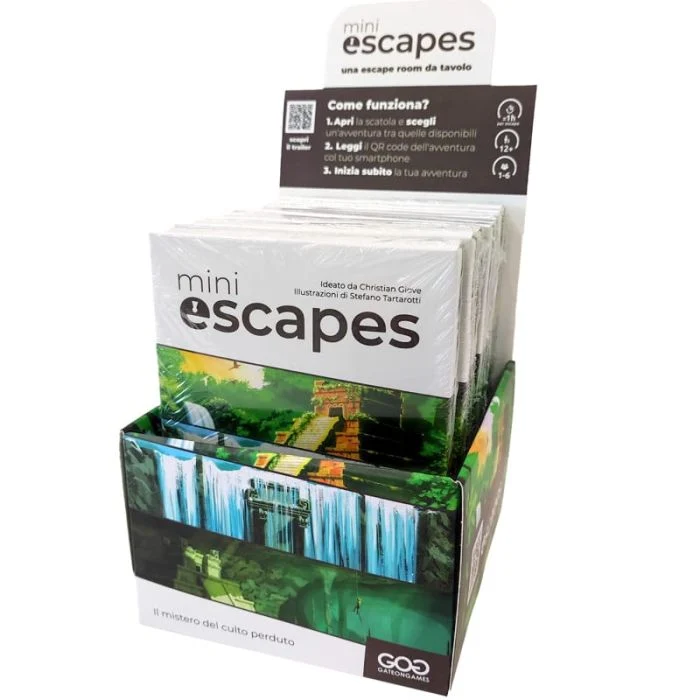 Mini Escapes 01 - Il Mistero del Culto Perduto Espositore 12pz | Mythic Bundle