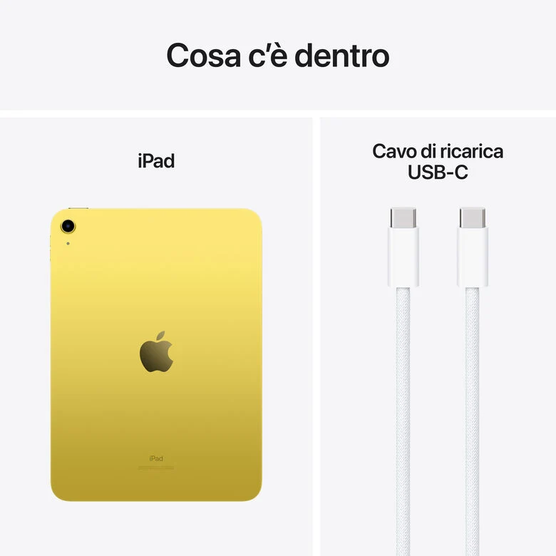 Apple iPad (10^gen.) 10.9 Wi-Fi 256GB - Giallo