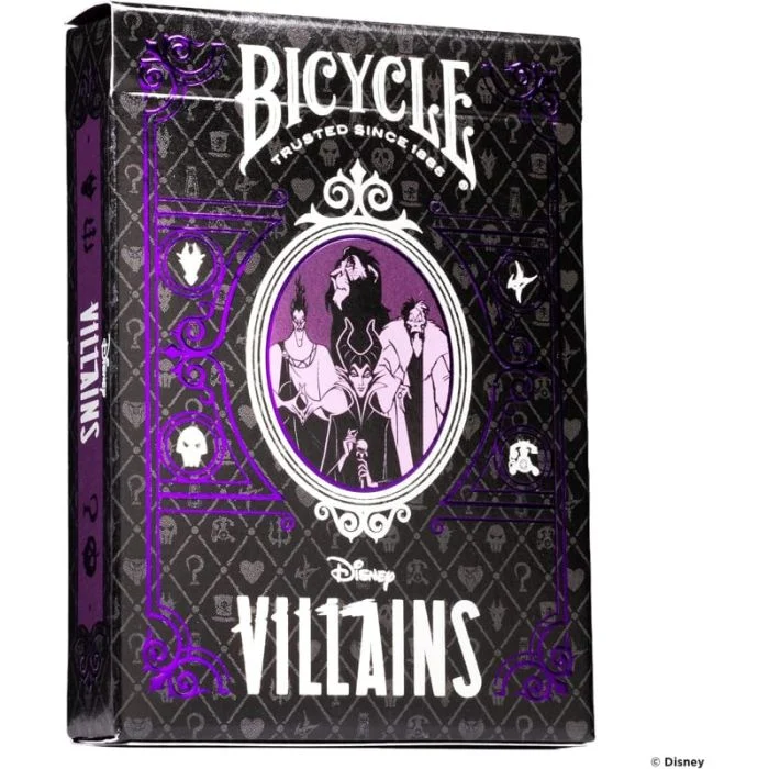 Carte Bicycle - Disney Villains Purple