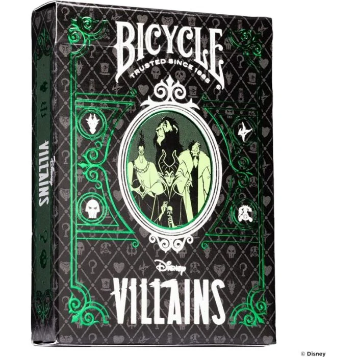 Carte Bicycle - Disney Villains Green