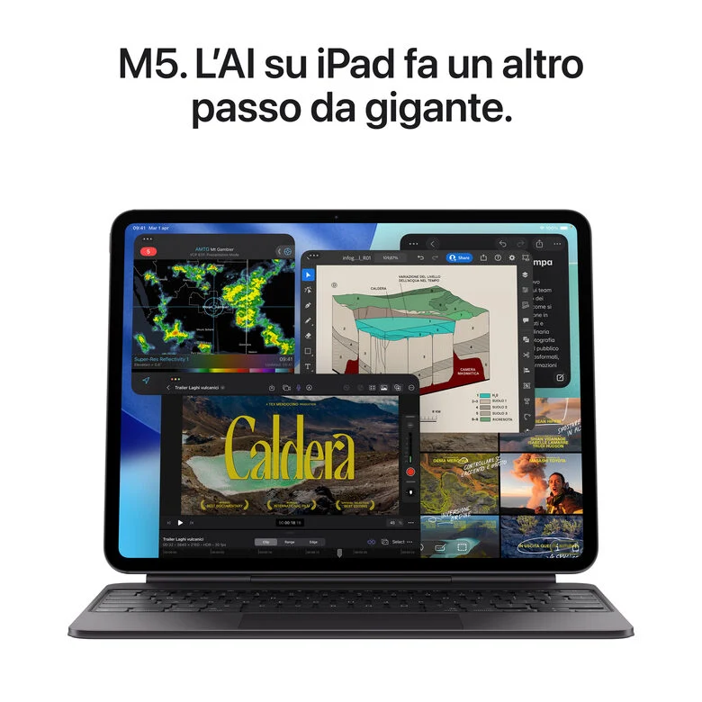 Apple iPad Pro 11" Wi‑Fi 256GB display standard Argento