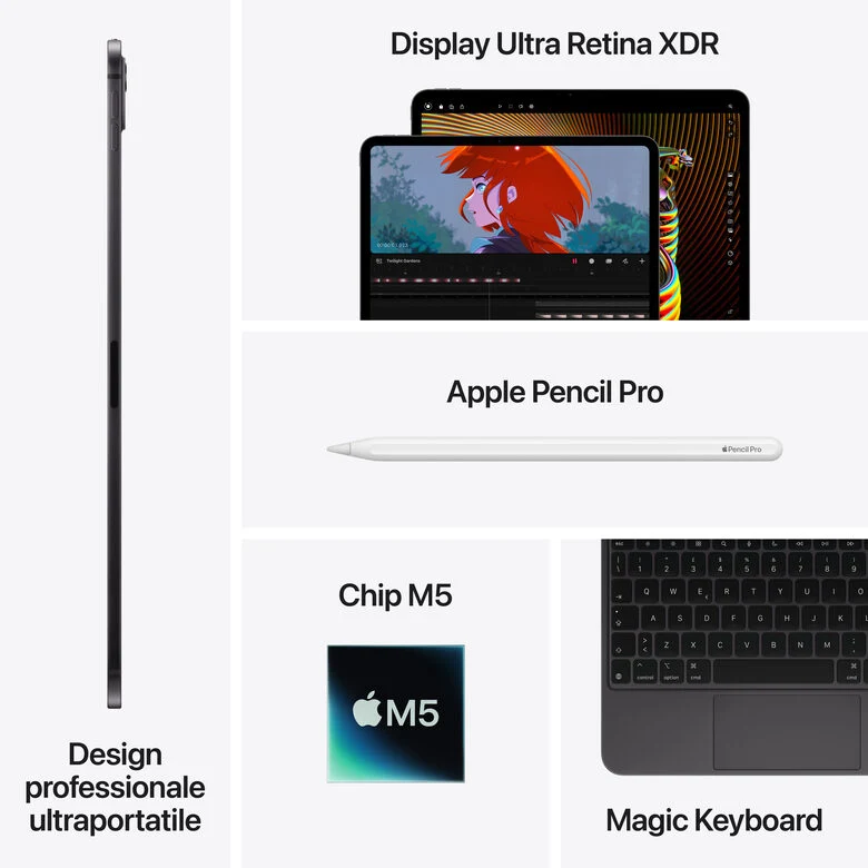 Apple iPad Pro 11" Wi‑Fi 256GB display standard Argento