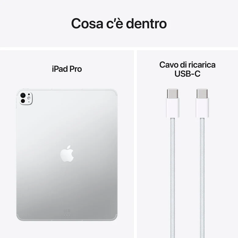 Apple iPad Pro 13" Pro Wi‑Fi + Cellular 256GB display standard Argento