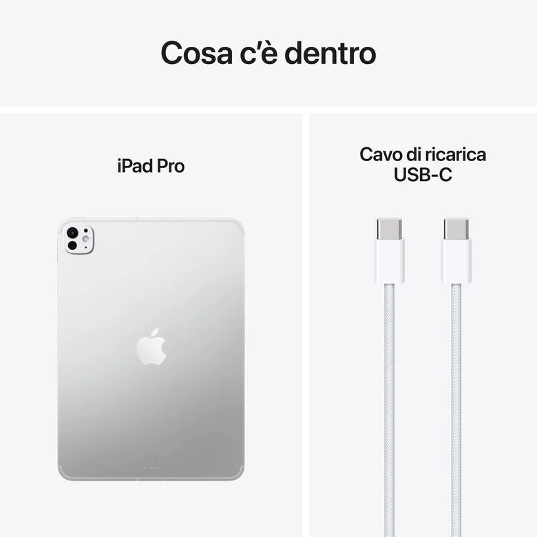 Apple iPad Pro 11" Wi‑Fi + Cellular 256GB display standard Argento