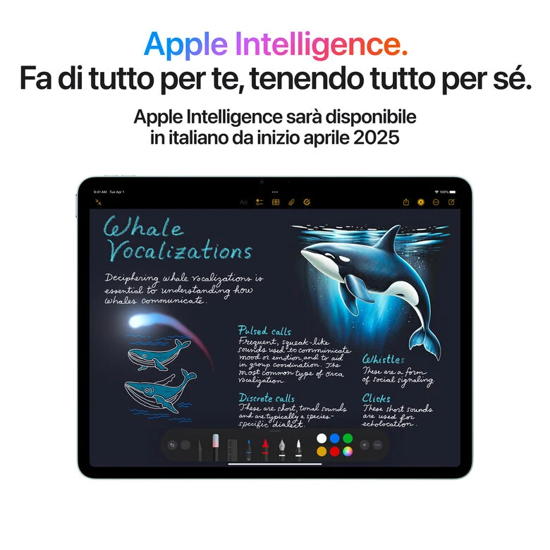 Apple iPad Air 13'' Wi-Fi + Cellular 128GB Blu