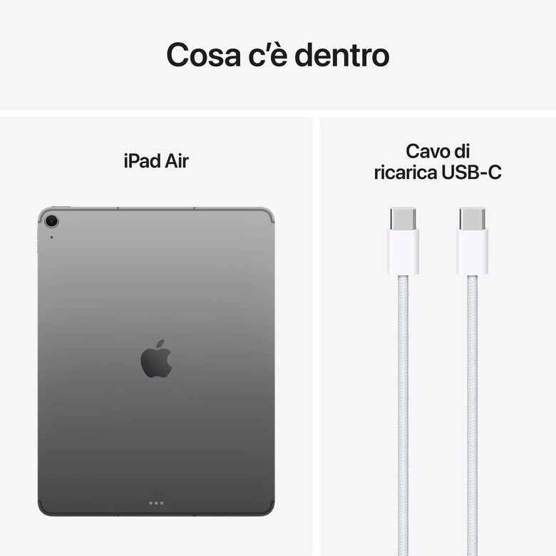Apple iPad Air 13'' Wi-Fi + Cellular 512GB Grigio siderale