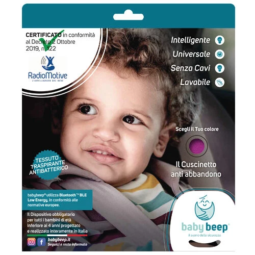 Baby Beep BBRC1 accessorio per seggiolini auto Dispositivo smart pad antiabbandono per seggiolini