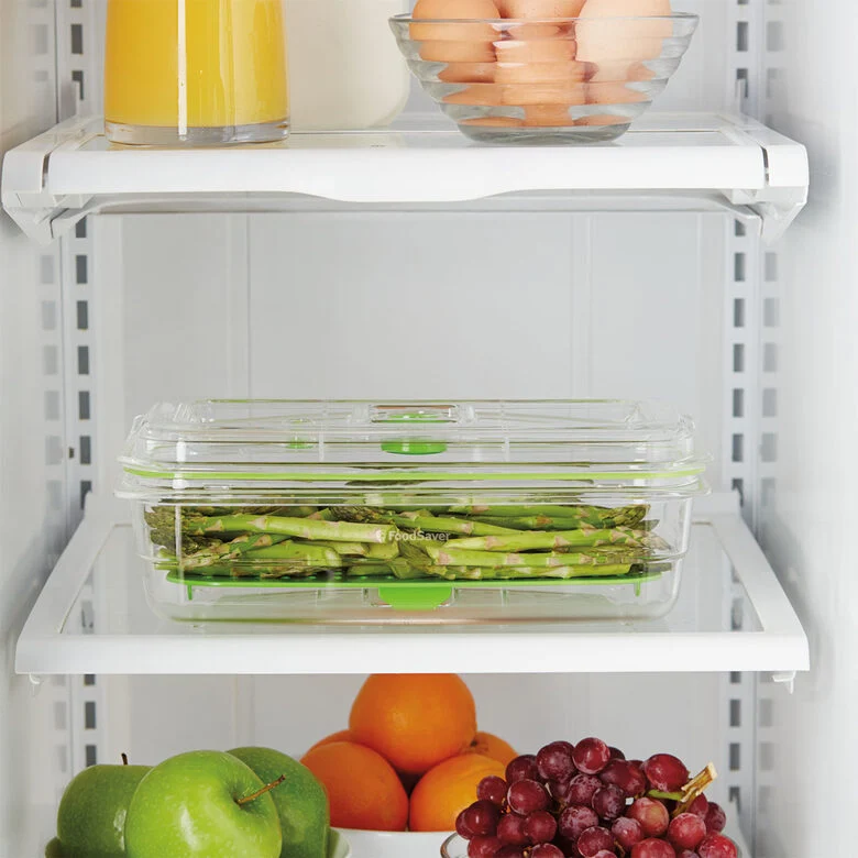FoodSaver FFC010X-01 recipiente per cibo Rettangolare Scatola 2,3 L Verde, Trasparente 1 pz