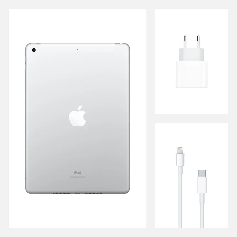 Apple iPad 10.2" (ottava gen.) Wi-Fi + Cellular 32GB - Argento