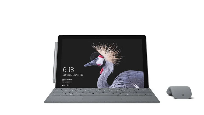 Microsoft Surface Pro Intel® Core™ m3 128 GB 31,2 cm (12.3") 4 GB Wi-Fi 5 (802.11ac) Windows 10 Pro Nero, Argento