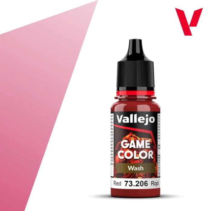 Vallejo Game Color Wash Red 18 ml