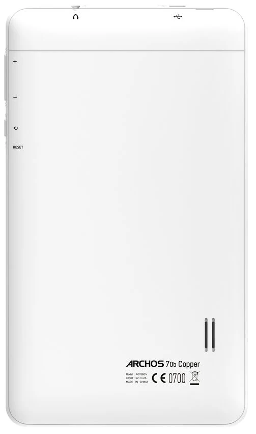 Archos Copper 70b 3G 4 GB 17,8 cm (7") Mediatek 0,5 GB Android Bianco